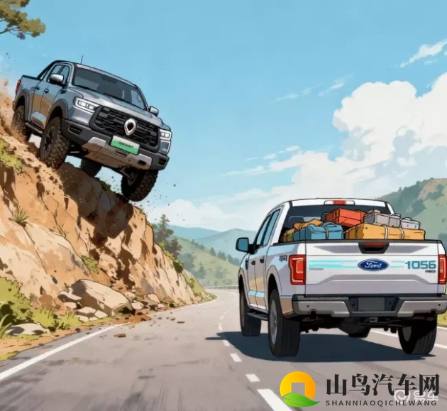 长城炮新能源&福特闪电:皮卡迷实测越野与载重-1