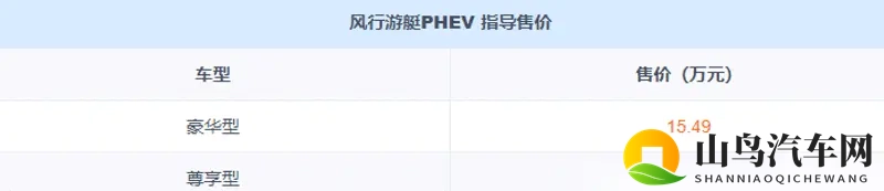 东风新游艇PHEV上市，1549万起，单电机插混-1