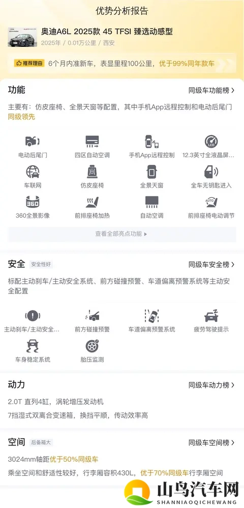 30多万拿下准新奥迪A6L，这波操作值不值？-2