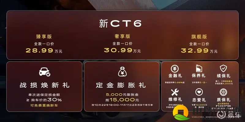 搭磁浮底盘技术，全新凯迪拉克CT6一口价28.99万起-1