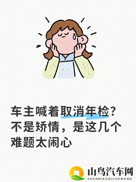 车主喊着取消年检？不是矫情，是这几个难题太闹心-1