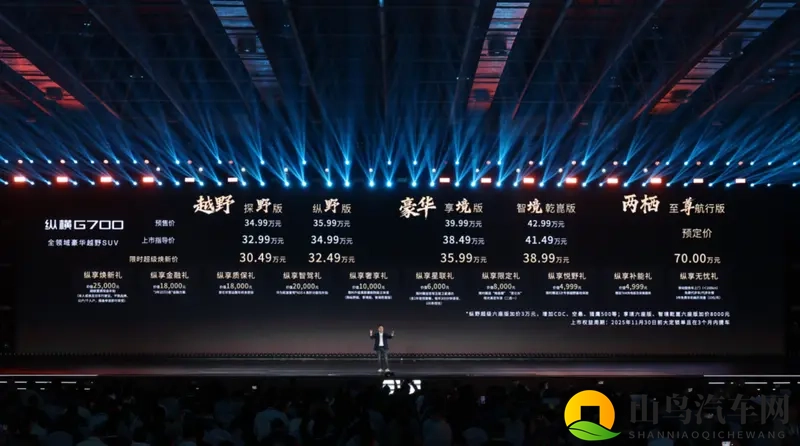 售价32.99万起，能越野还能下水的纵横G700来了！-1