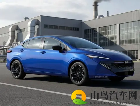 全新日产轩逸纯电版渲染图曝光 配一体式双联屏 续航超过550km-1