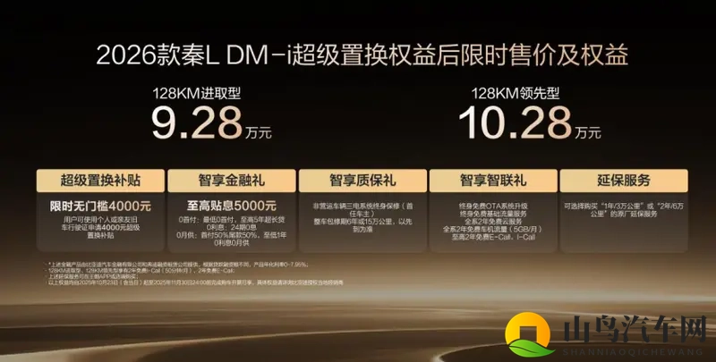 油耗2字头！限时9.28万起，2026款秦LDM-i上市-1