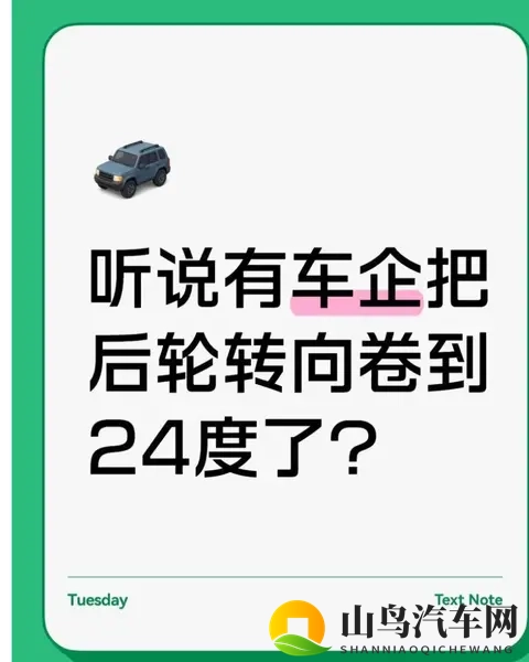 后轮转向卷到 24 度，车企玩嗨了！消费者：是黑科技还是智商税？-1
