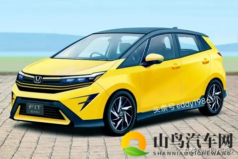 第五代本田飞度渲染图意外流出，风格激进，预计2026年秋季亮相-1