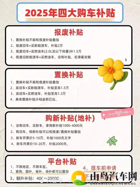 2025首次购车补贴疯抢中！白拿4万+地方叠加，这波羊毛不薅血亏-1