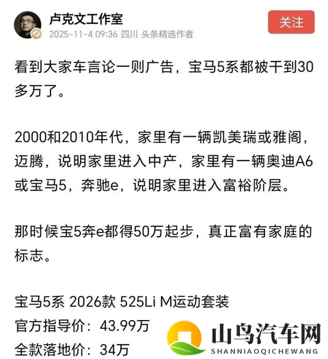 卢克文：我的购车之路-1