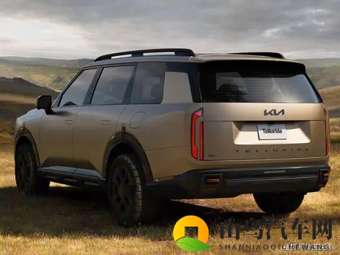 起亚全新中大型SUV官图，外观很方正硬朗，两种前脸，2+2+3座椅-2