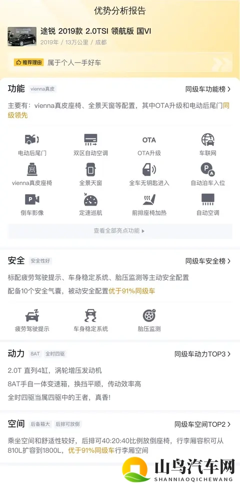 199万拿下大众途锐,19年一手车,圆你豪华SUV梦-3