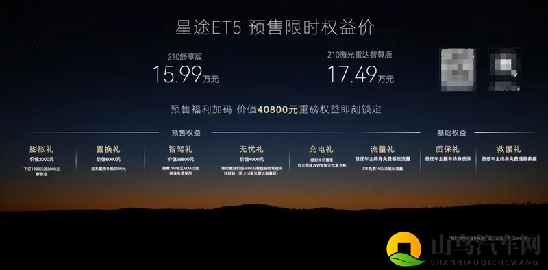 不止于性价比？预售1599万起，星途ET5自信在哪-1
