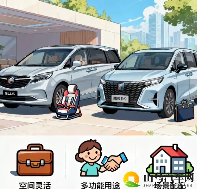 别克GL8 VS 腾势D9:选车轻松指南,兼顾家用与商务-1