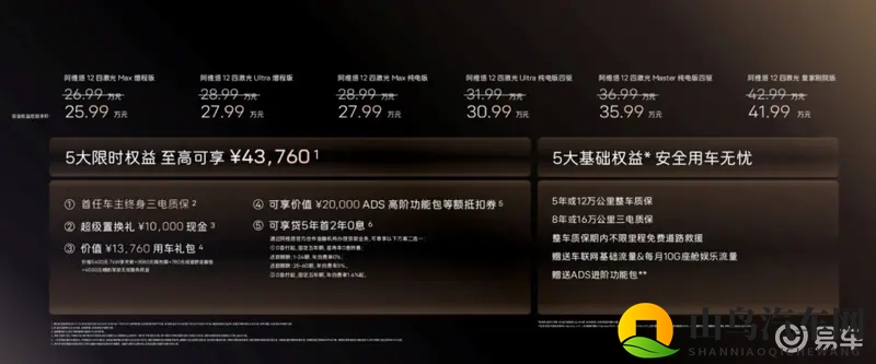 阿维塔12四激光版上市 重塑智能电动车市场格局-1