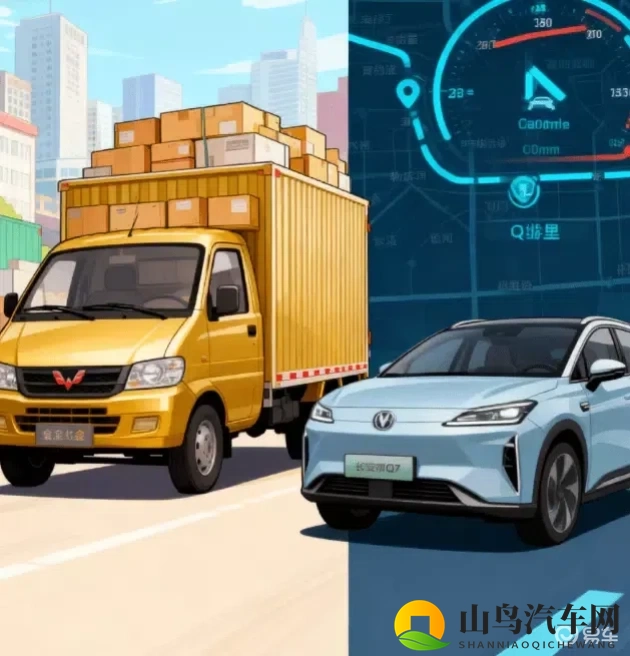 五菱VS长安：纯电微卡载货续航比拼-1