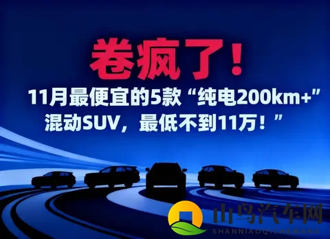 2025年11月混动SUV：一场“纯电200km+”引发的内卷，都没想到-3