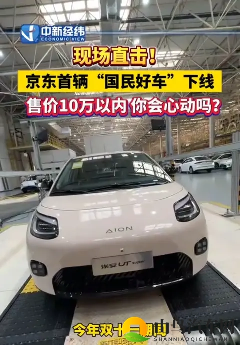 京东首款“国民好车”下线，53秒产一辆。首辆车半月前7800万拍出-1