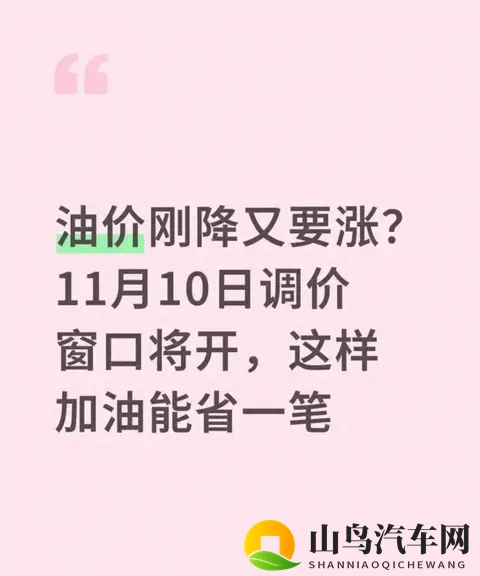 油价刚降又要涨？11月10日调价窗口开启，这三招加油能省不少钱-1
