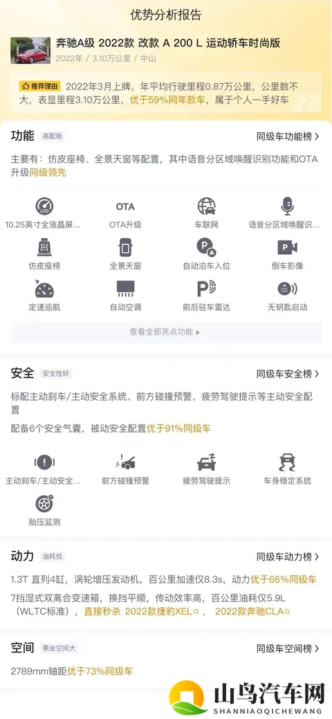 22年奔驰A级,3万公里一手车,11万代步香不香?-2