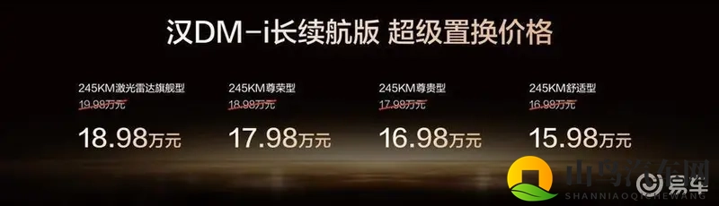 六大维度豪华进阶 比亚迪汉长续航版补贴后15.98万起-1
