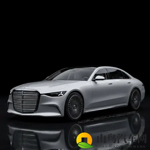 全新一代奔驰S级渲染图曝光 配备大尺寸盾牌式前格栅-2