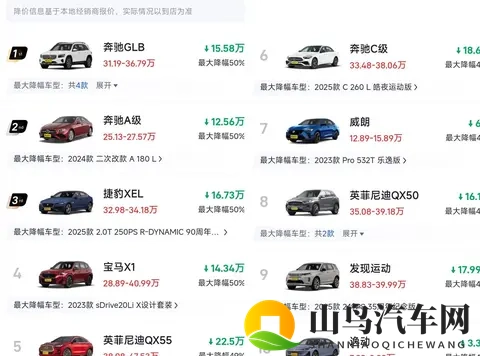 跌麻了！10月燃油车降价潮来袭，多款豪车“大跳水”，奔驰降18万-1