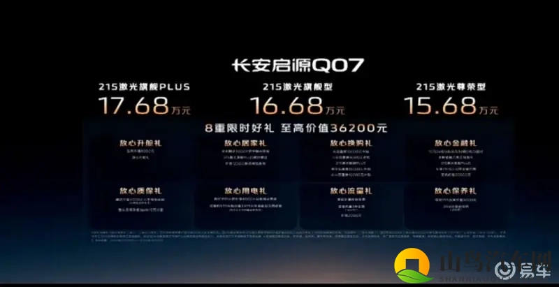 长安启源Q07天枢智能驾驶辅助激光版上市-1