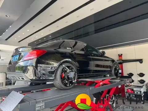 奔驰C63升级前后可调摆臂套件改装案例-2