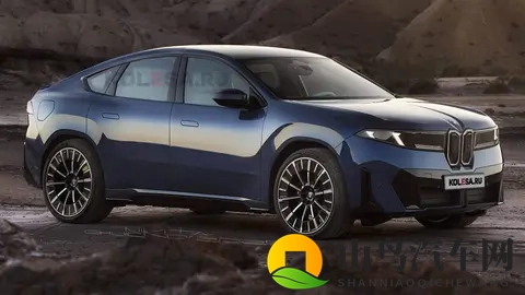 宝马第二款纯电轿跑 SUV:iX4 渲染图首曝,溜背造型、运动风格-2