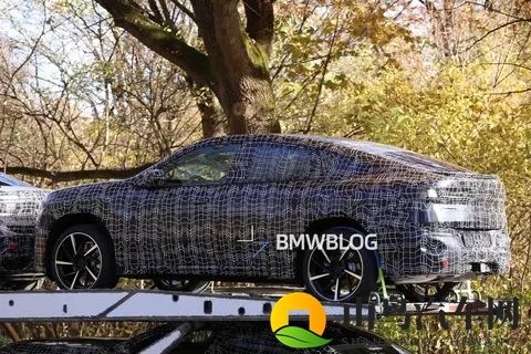 宝马第二款纯电轿跑 SUV:iX4 渲染图首曝,溜背造型、运动风格-3