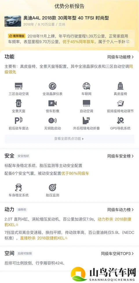 一手奥迪A4L，9万公里，家用代步好选择？-3