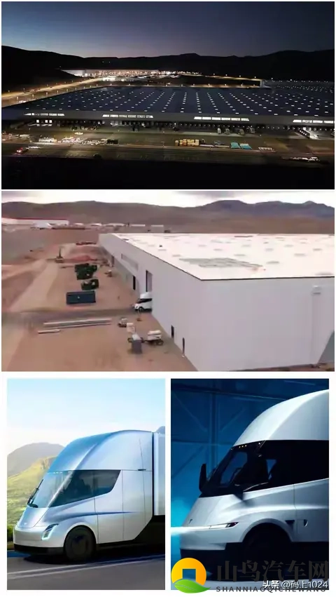 实拍特斯拉Semi生产线：全新设计+17度电跑1英里，2026年交付-1