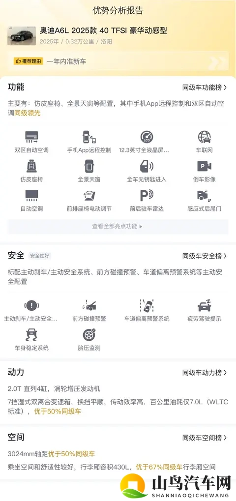 准新奥迪A6L，3千公里如新，三十万体验豪华座驾-2