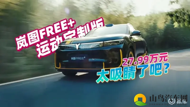 太吸睛了吧？岚图FREE+运动定制版上市，四驱就是猛-1