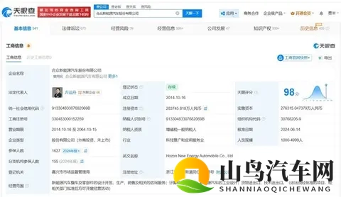 哪吒汽车新增被执行人信息 被执行总金额超2591万元-1