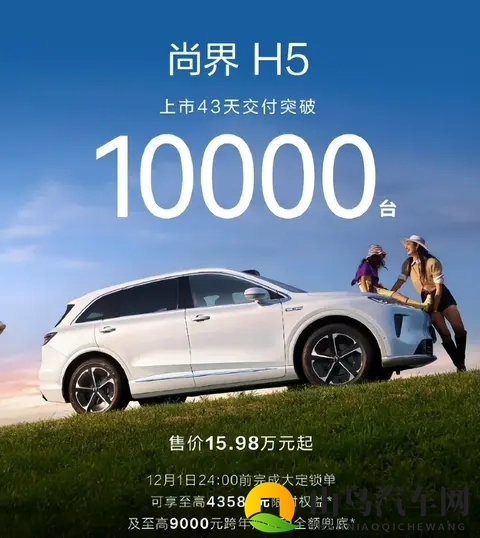 尚界H5上市43天突破1万台,网友:符合预期吗?-1