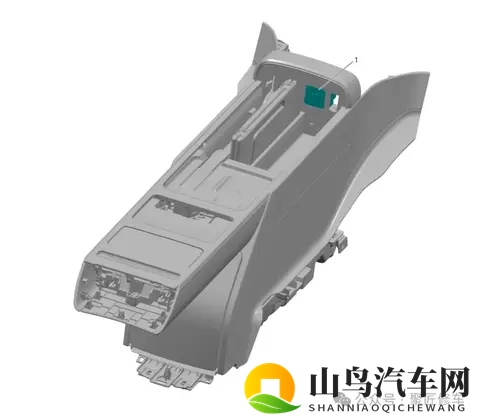 蔚来ET9车内放电功能,车内放电插座安装在二排扶手箱内-1
