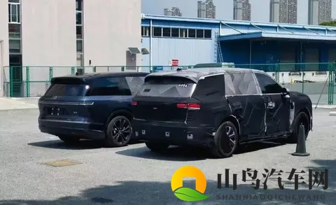 蔚来ES9内饰门板疑似曝光：暗红配色 还有脚踏板-1