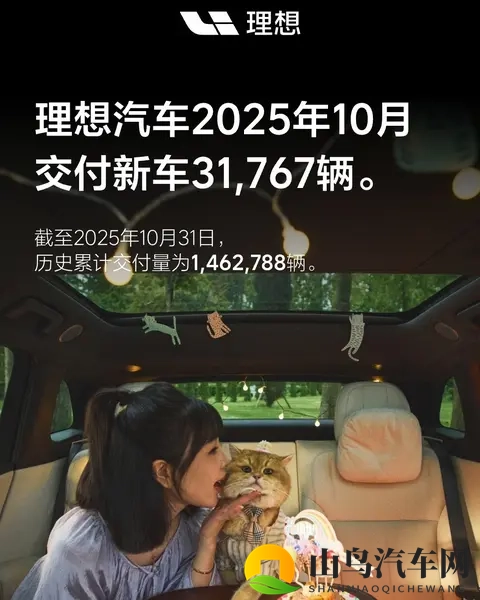 10月新势力销量，零跑破7万继续领跑，鸿蒙智行6万8紧跟-3