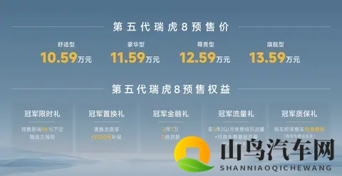 竟然要挑战自己的软肋,第五代瑞虎8开启预售-1