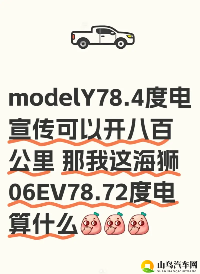 Model Y 和海狮 06EV ：电池容量差不多-1