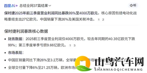 保时捷利润暴跌，国产却又有几家“上岸”，汽车行业新拐点来了？-3