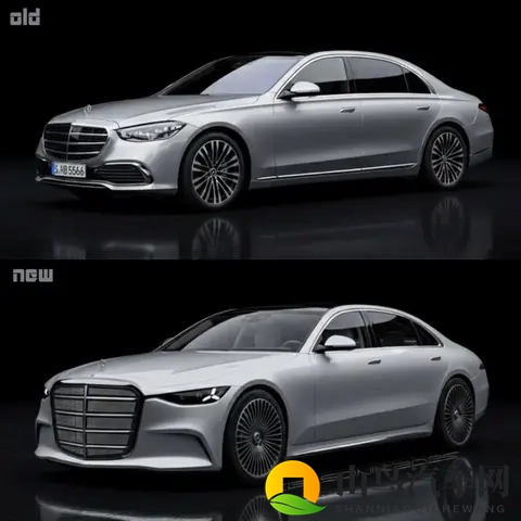 全新一代奔驰S级渲染图曝光 配备大尺寸盾牌式前格栅-1
