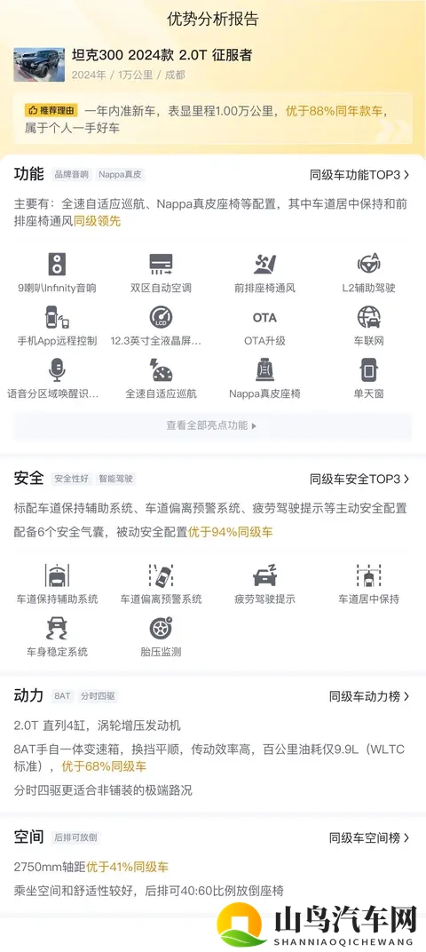 准新一手坦克300,18万多带你征服户外!-3