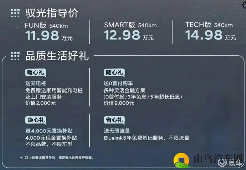 最大纯电续航722公里，现代纯电SUV仅11.98万起-1