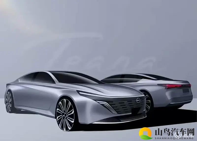 东风日产新款天籁设计手稿公布：鸿蒙座舱加持，四季度上市-1