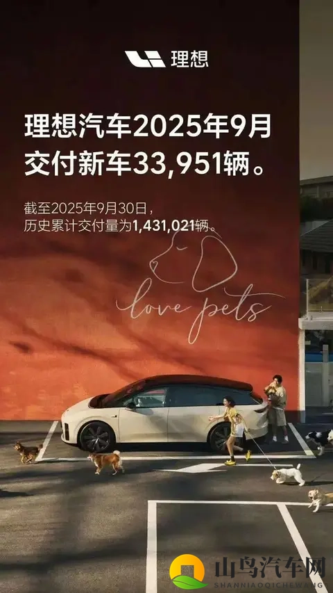 连续5个月同比下滑，理想汽车10月销量31767辆-2