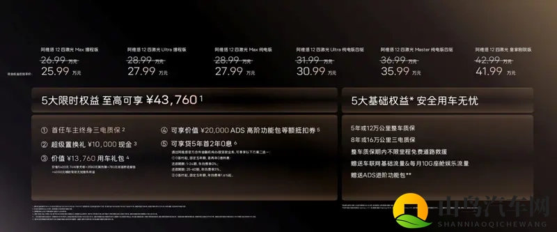 阿维塔12四激光版,华为乾崑技术加持打造智能豪华新标杆-1