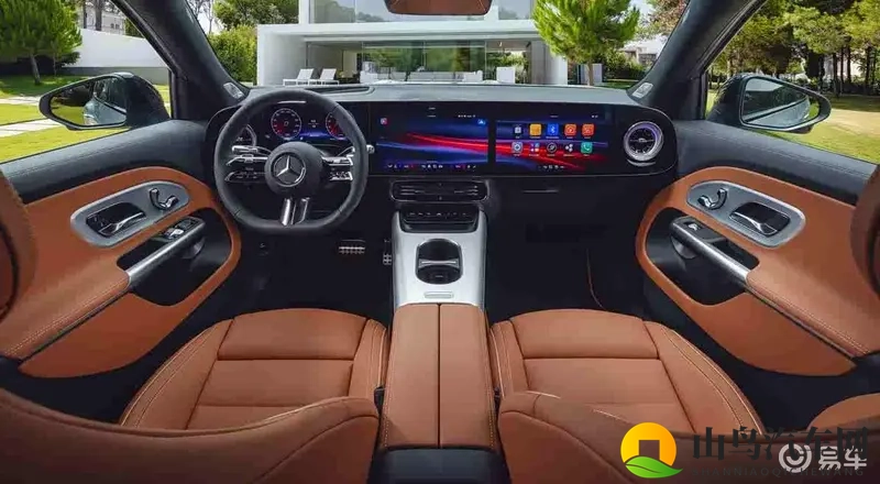新奔驰GLB内饰曝光，星空顶+三联屏，酷炫升级-1
