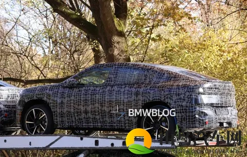 宝马第二款纯电轿跑 SUV:iX4 渲染图首曝,溜背造型、运动风格-2