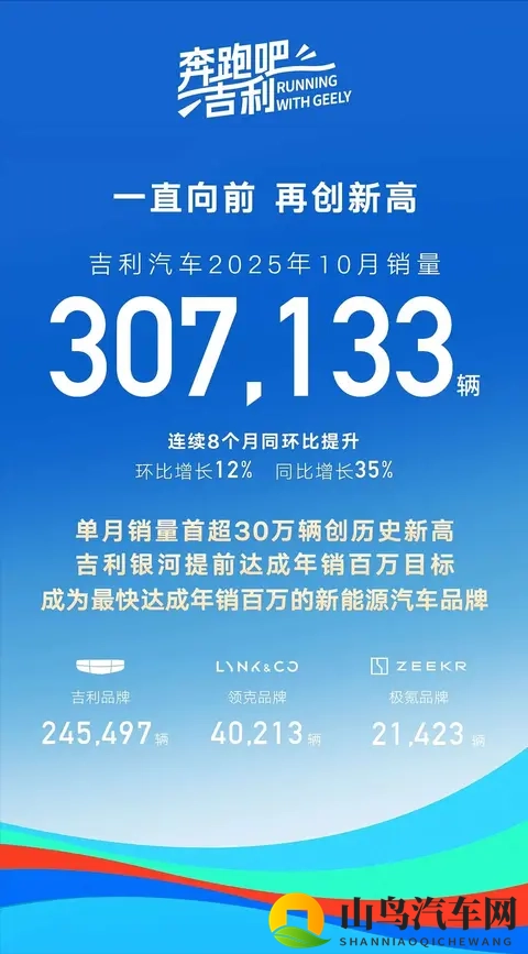 10月销量排行：多数车企创新高，比亚迪跌至第二-3